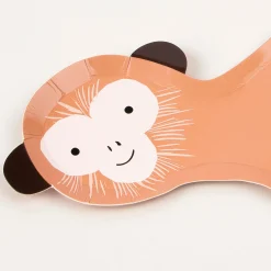 Monkey Plates (x 8)>Meri Meri Discount