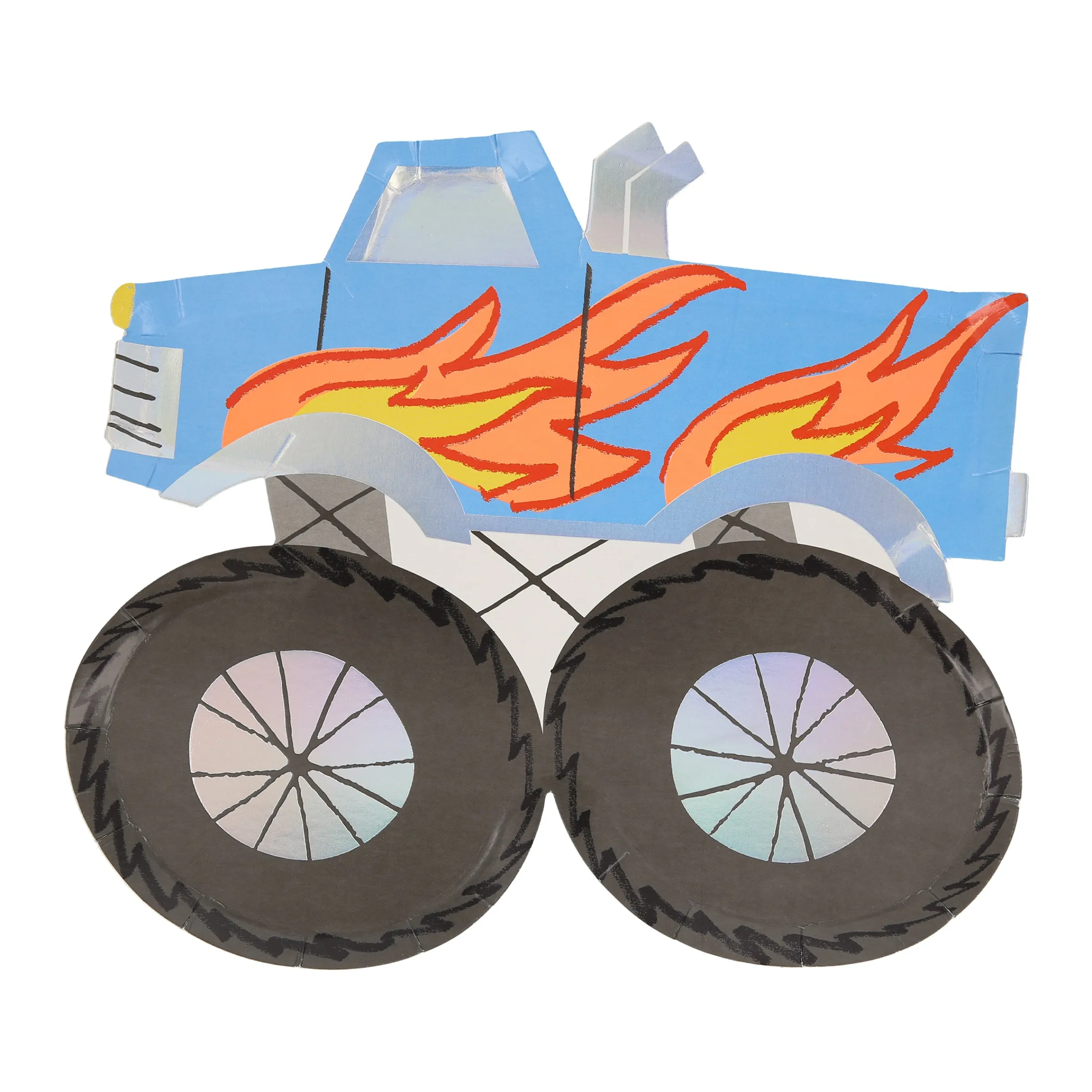 Monster Truck Plates (x 8)>Meri Meri Sale