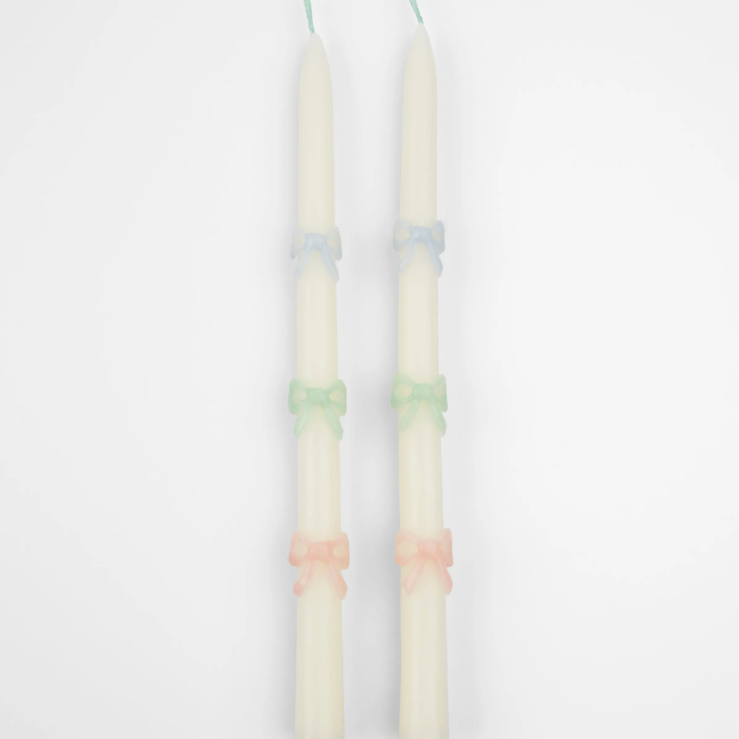 Multi Bow Taper Candles (x 2)>Meri Meri Fashion