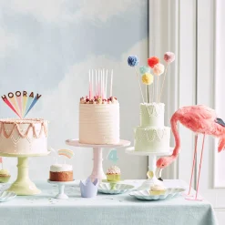 Multi Pompom Cake Toppers (x 6)><noscript><img width=