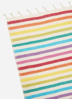 Multi Stripe Rainbow Tablecloth><noscript><img data-lazyloaded=