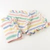 Multi Stripe Ruffle Fabric Napkins (x 4)>Meri Meri Outlet