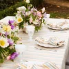 Multi Stripe Spring Pastel Tablecloth>Meri Meri Online