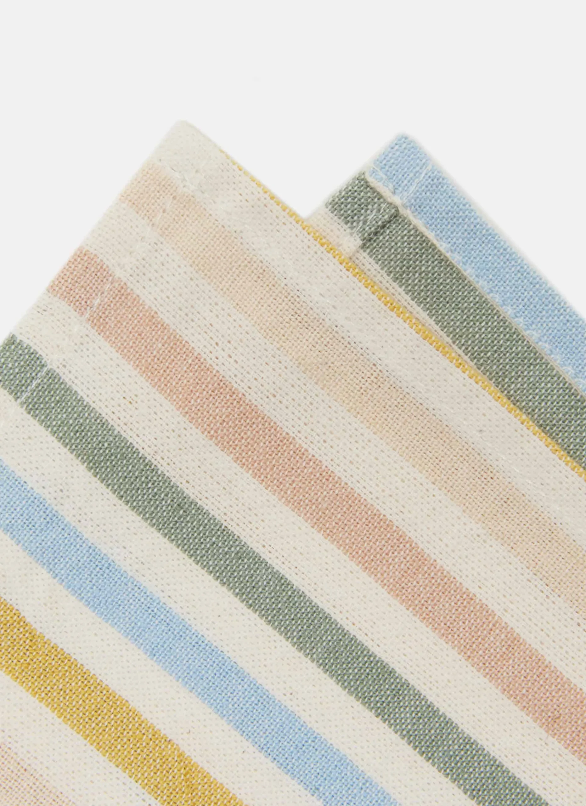 Multi Stripe Spring Pastel Napkins>Meri Meri Outlet