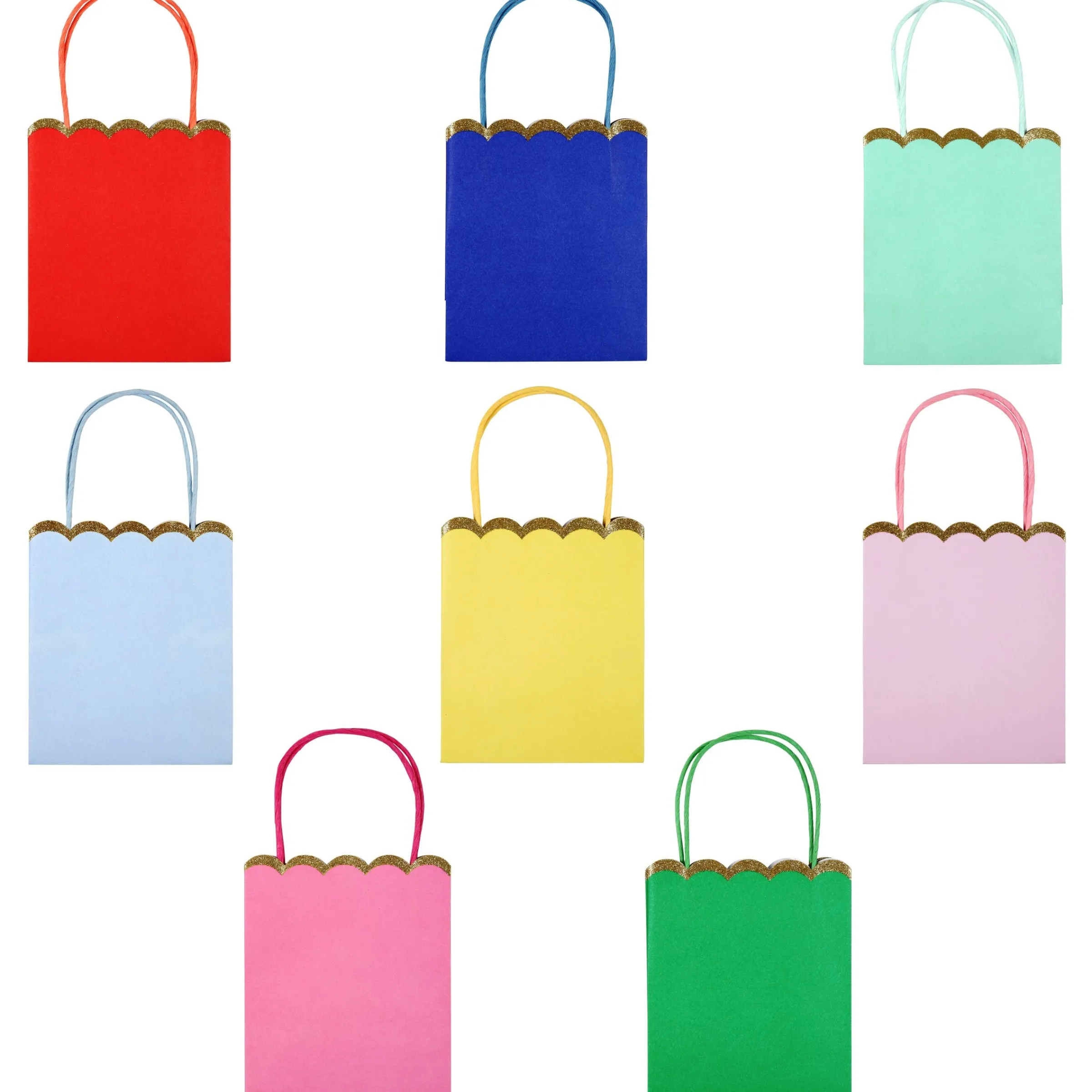 Multicolor Party Bags (set of 8)>Meri Meri Sale