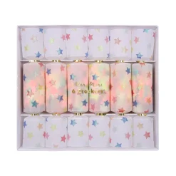 Multicolor Star Confetti Small Crackers (x 6)>Meri Meri Sale