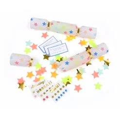 Multicolor Star Confetti Small Crackers (x 6)>Meri Meri Sale