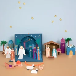 Nativity Paper Craft Advent Calendar>Meri Meri Clearance