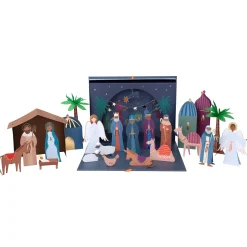Nativity Paper Craft Advent Calendar>Meri Meri Clearance