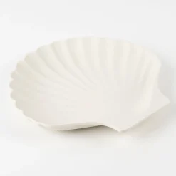 Natural Reusable Bamboo Shell Plates (x 6)><noscript><img width=