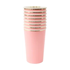 Neon Coral Highball Cups (x 8)><noscript><img width=