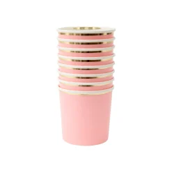 Neon Coral Tumbler Cups (x 8)><noscript><img width=