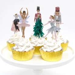 Nutcracker Cupcake Kit (x 24 toppers)>Meri Meri Outlet