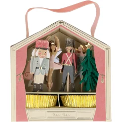 Nutcracker Cupcake Kit (x 24 toppers)>Meri Meri Outlet