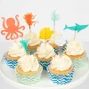 Octopus & Shark Cupcake Kit (x 24 toppers)>Meri Meri Hot