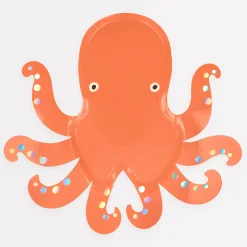 Octopus Plates (x 8)>Meri Meri Outlet