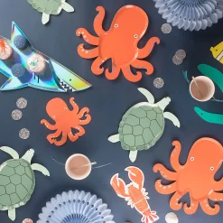 Octopus Plates (x 8)>Meri Meri Outlet