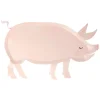 On The Farm Pig Plates (x 12)>Meri Meri Discount