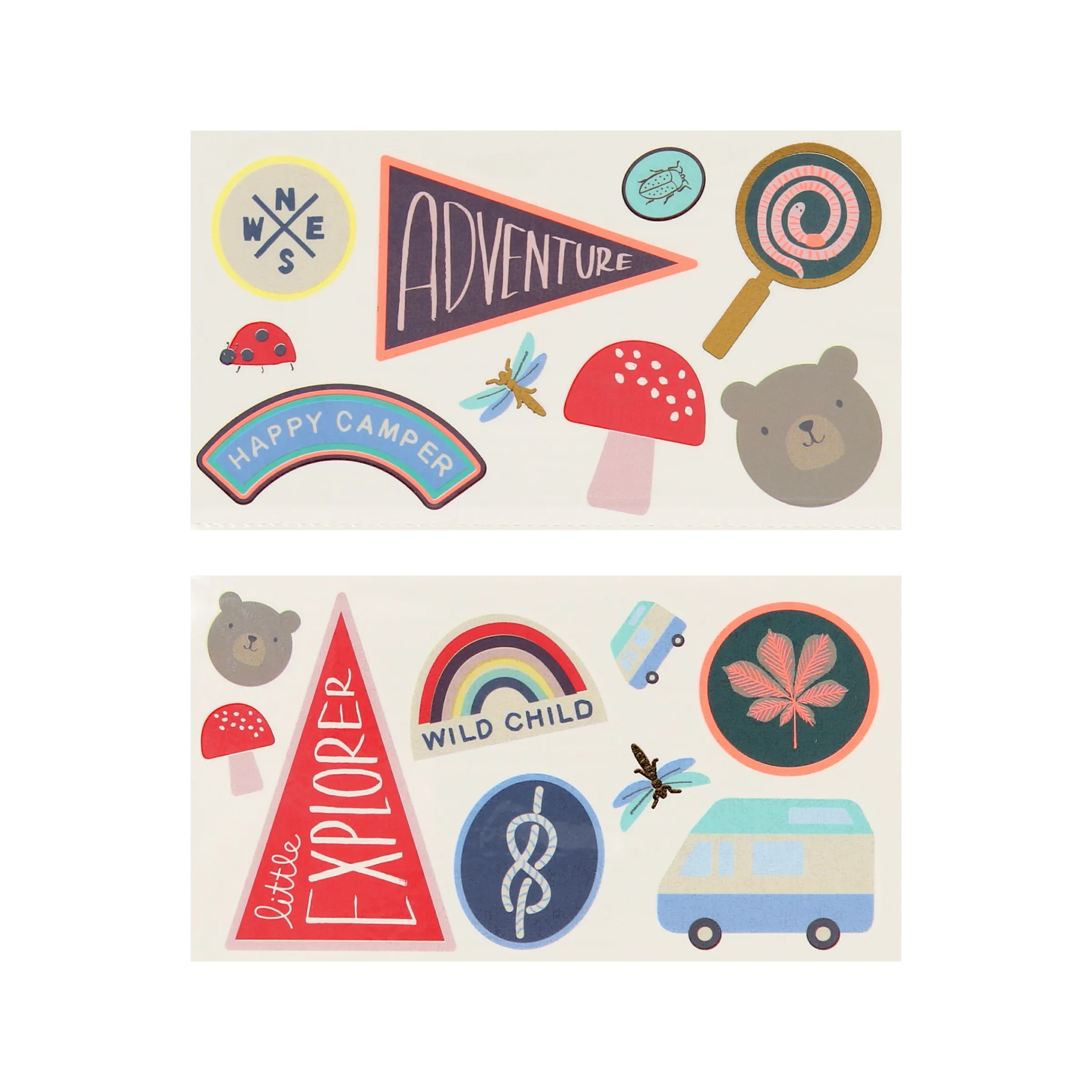 Outdoor Adventures Temporary Tattoos>Meri Meri New