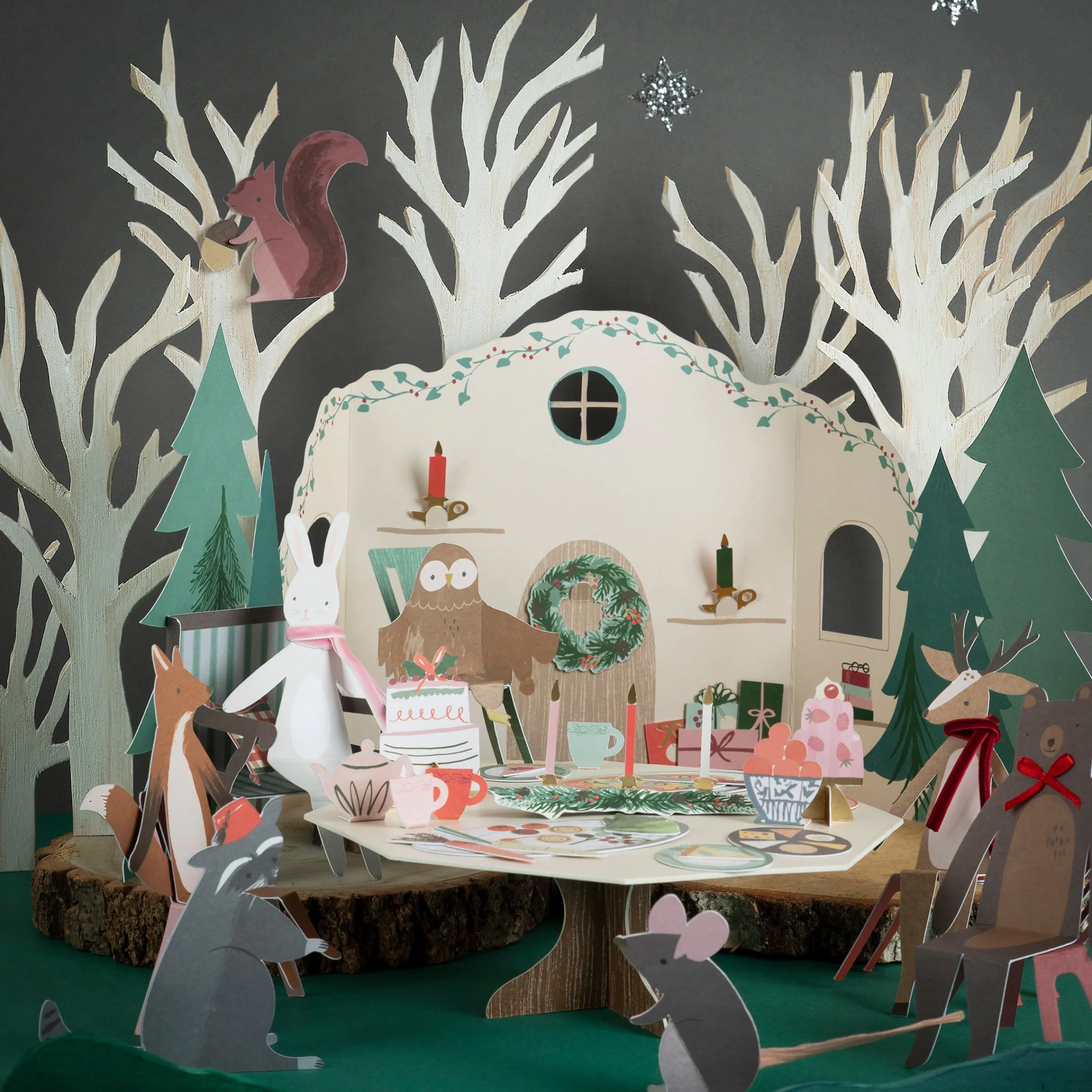 Owl's Party Paper Play Advent Calendar>Meri Meri Hot
