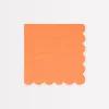 Papaya Small Napkins (x 16)>Meri Meri Outlet