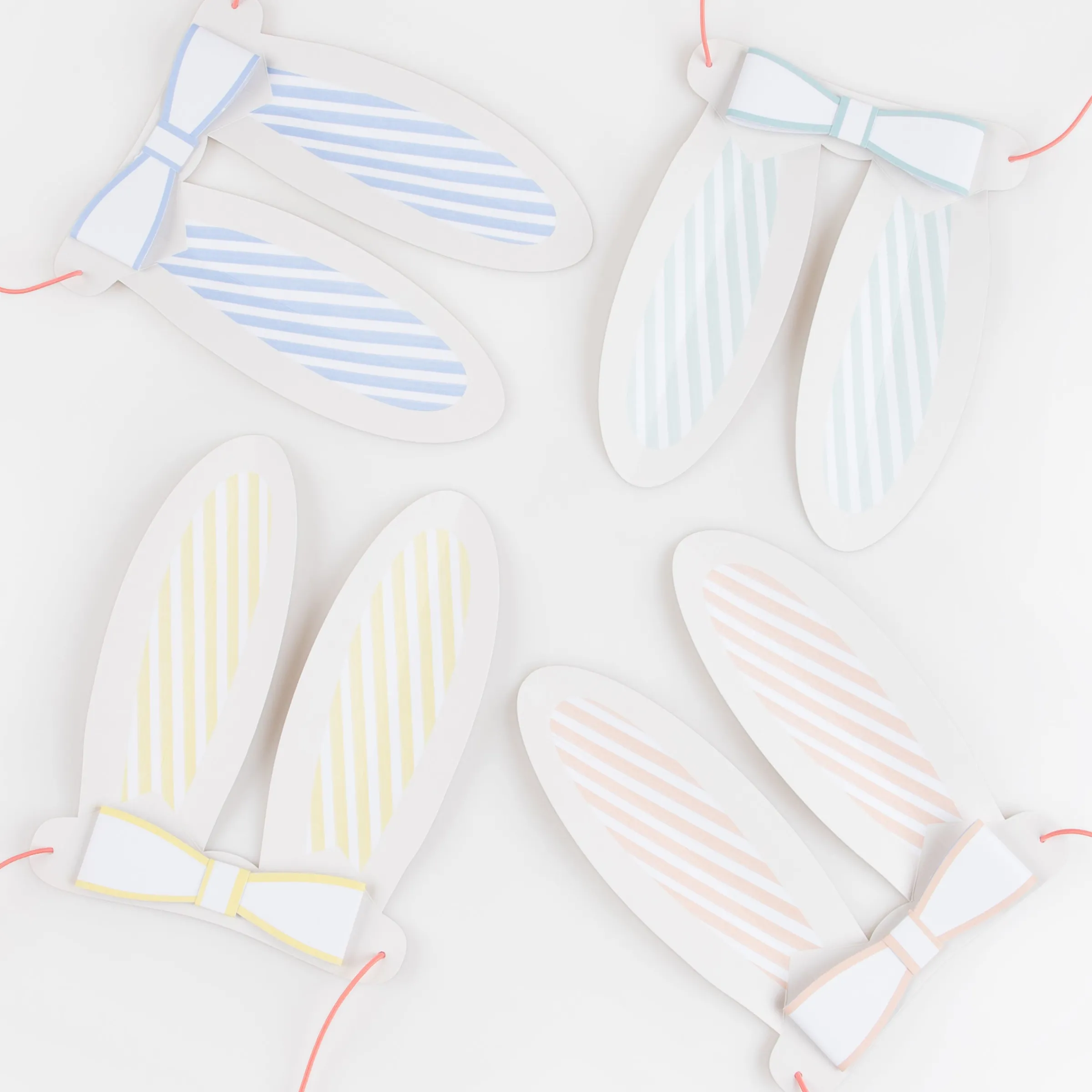 Paper Bunny Ears (x 8)>Meri Meri Hot