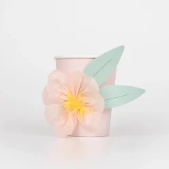 Paper Flower Cups (x 8)>Meri Meri Clearance