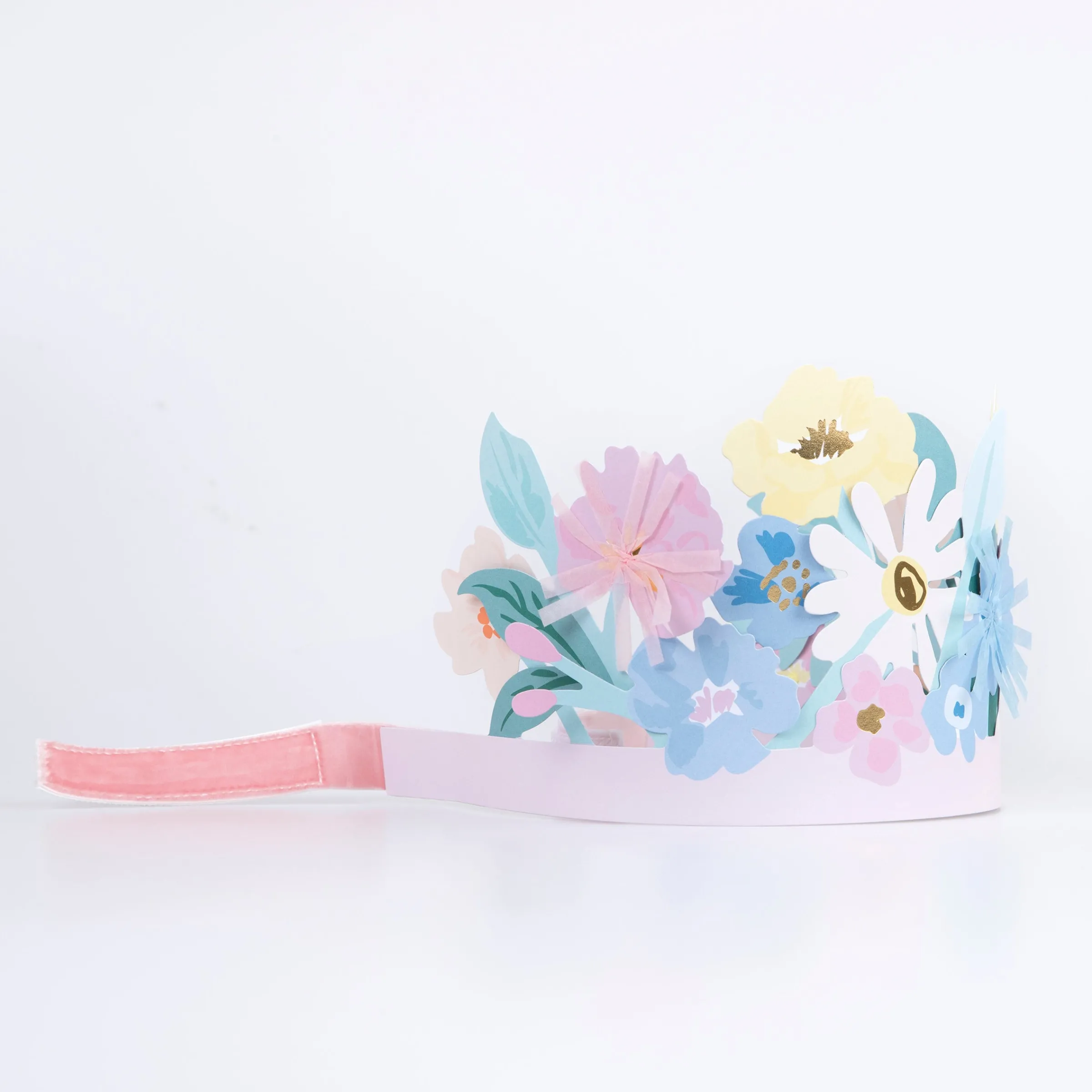 Paper Flower Headdress (x 8)>Meri Meri New