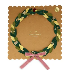 Paper Leaf & Star Wreath><noscript><img width=