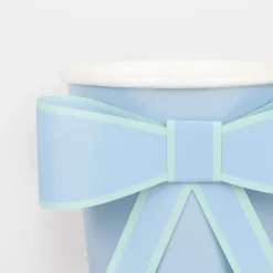 Pastel Bow Cups (x 8)>Meri Meri Outlet