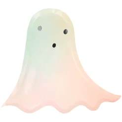 Pastel Halloween Ghost Plates (x 8)>Meri Meri Discount