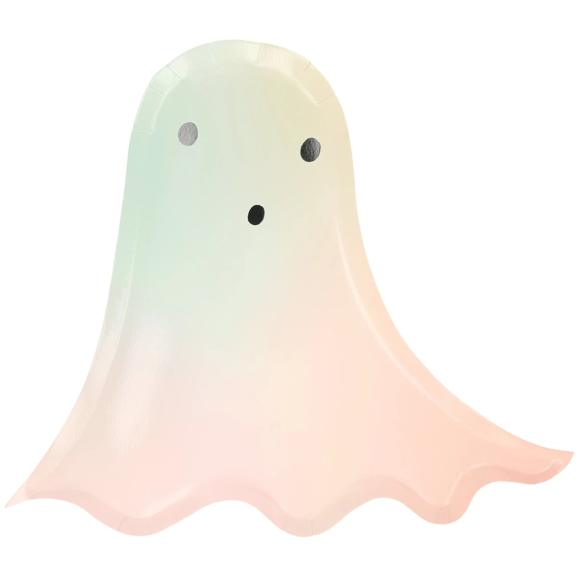 Pastel Halloween Ghost Plates (x 8)>Meri Meri Discount