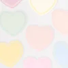 Pastel Heart Large Napkins (x 16)>Meri Meri New