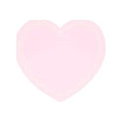 Pastel Heart Large Napkins (x 16)><noscript><img width=