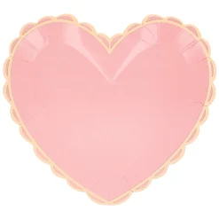 Pastel Heart Large Plates (x 8)><noscript><img width=