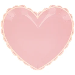 Pastel Heart Large Plates (x 8)><noscript><img width=