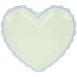 Pastel Heart Large Plates (x 8)><noscript><img width=