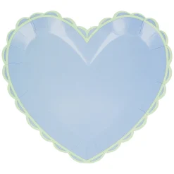 Pastel Heart Large Plates (x 8)><noscript><img width=