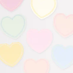 Pastel Heart Small Napkins (x 16)>Meri Meri New