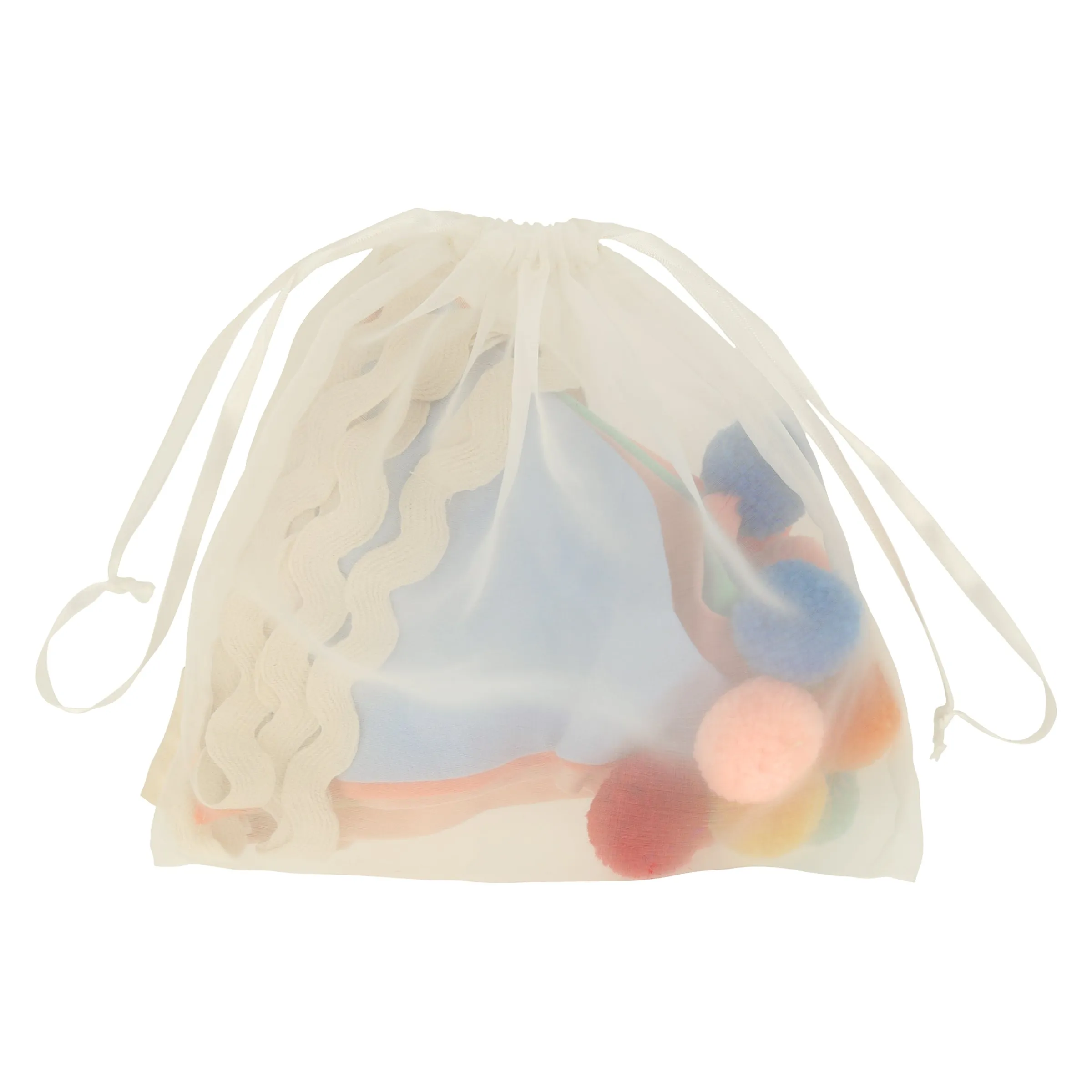 Pastel Pompom Flag Garland>Meri Meri Outlet