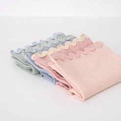Pastel Ricrac Fabric Napkins (x 4)><noscript><img width=