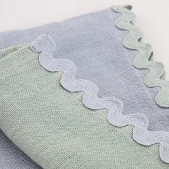 Pastel Ricrac Fabric Napkins (x 4)><noscript><img width=