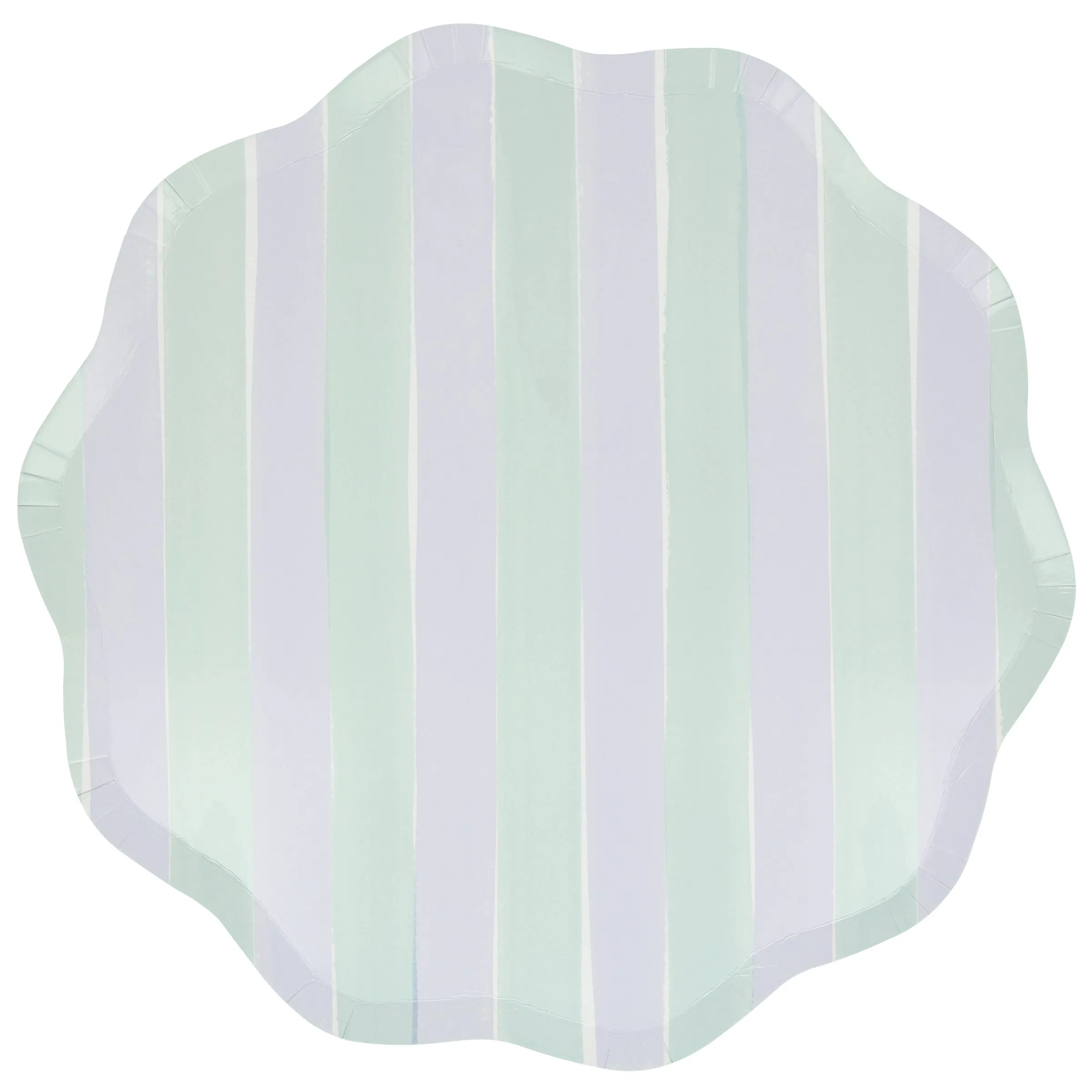 Pastel Stripe Dinner Plates (x 8)>Meri Meri Online