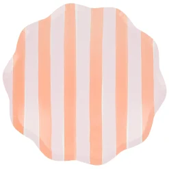 Pastel Stripe Dinner Plates (x 8)><noscript><img width=