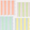 Pastel Stripe Large Napkins (x 16)>Meri Meri Discount