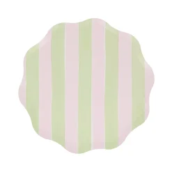 Pastel Stripe Side Plates (x 8)><noscript><img width=