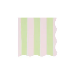 Pastel Stripe Small Napkins (x 16)><noscript><img width=