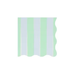 Pastel Stripe Small Napkins (x 16)><noscript><img width=
