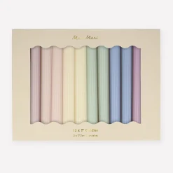 Pastel Table Candles (x 12)><noscript><img width=