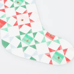 Patchwork Stocking Napkins (x 16)>Meri Meri Hot